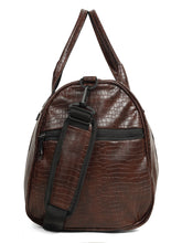 Load image into Gallery viewer, Teakwood Brown Unisex Duffle Bag – Stylish &amp; Spacious Travel Bag for Gym, Weekend Getaways, Business Trips &amp; Everyday Use
