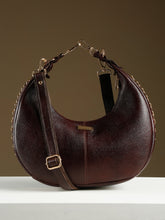 Load image into Gallery viewer, Women Brown leather shoulder bag

