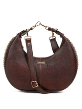 Load image into Gallery viewer, Women Brown leather shoulder bag
