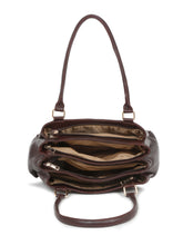 Load image into Gallery viewer, Women Brown Leather Handheld bag
