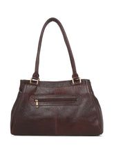 Load image into Gallery viewer, Women Brown Leather Handheld bag

