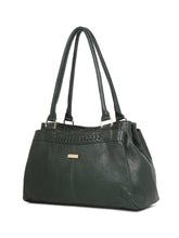 Load image into Gallery viewer, Women Green Leather Handheld bag
