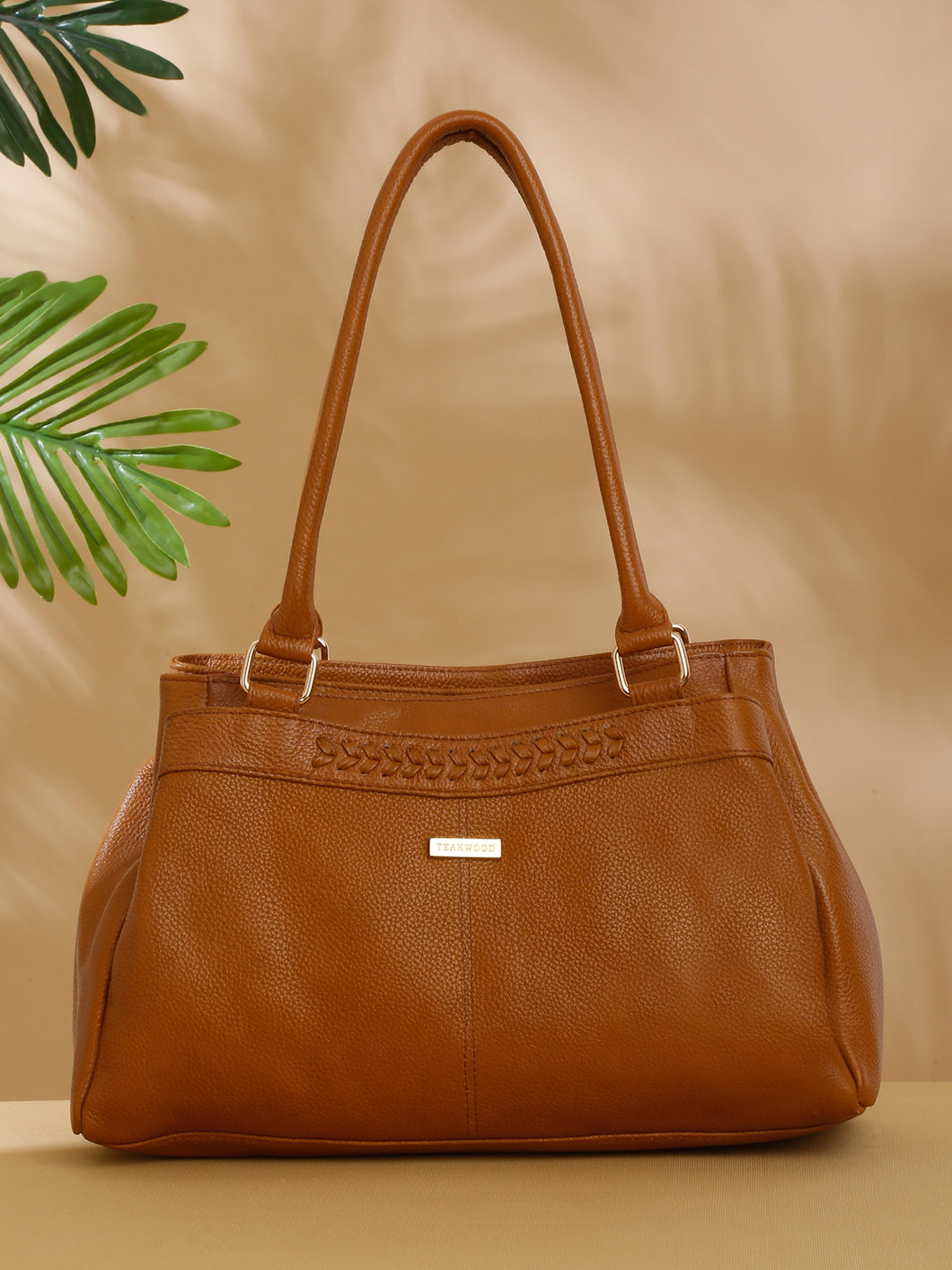 Women Mango Leather Handheld bag