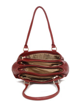 Load image into Gallery viewer, Women Red Leather Handheld bag
