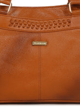 Load image into Gallery viewer, Women Tan Leather Handheld bag

