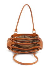 Load image into Gallery viewer, Women Tan Leather Handheld bag
