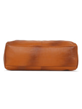 Load image into Gallery viewer, Women Tan Leather Handheld bag
