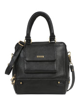 Load image into Gallery viewer, Women Leather Black Structured Handheld Bag
