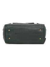 Load image into Gallery viewer, Women Leather Green Structured Handheld Bag
