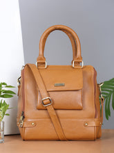 Load image into Gallery viewer, Women Leather mango Structured Handheld Bag
