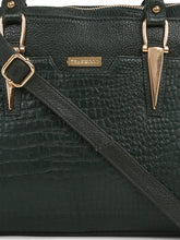 Load image into Gallery viewer, Women green Texture Leather Handheld Bag
