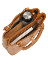 Load image into Gallery viewer, Women Mango Texture Leather Structured Handheld Bag
