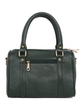 Load image into Gallery viewer, Women Green Texture Leather Structured Bag
