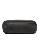 Load image into Gallery viewer, Women Black Texture Leather Handheld Bag

