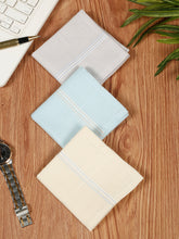 Load image into Gallery viewer, Men's Pack Of 3 Multi Color Handkerchief
