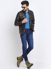 Load image into Gallery viewer, Teakwood Genuine Leathers Men&#39;s Jacket (Brown)
