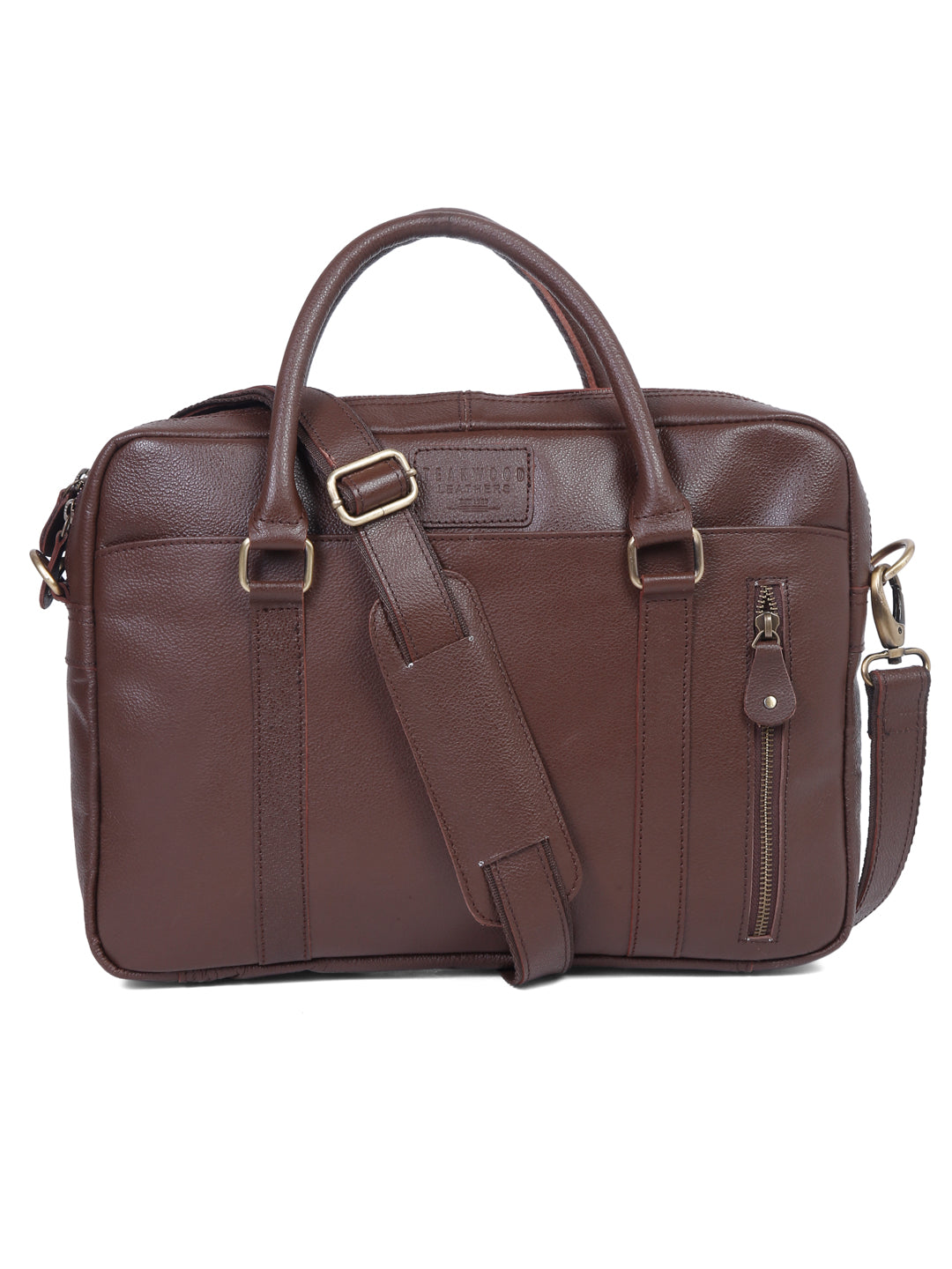 Rustic Town Genuine Leather Messenger Bag for Men 15 Office India | Ubuy