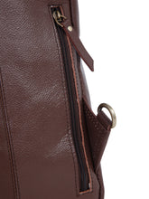 Load image into Gallery viewer, Teakwood Genuine Leather Brown Cross Body Bag
