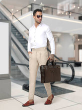 Load image into Gallery viewer, Unisex Brown Lizard Leather Structured laptop Bag
