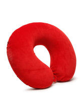 Load image into Gallery viewer, Red Soft Foam U-Shaped NeckPillow
