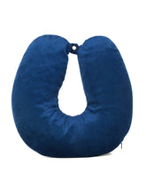 Load image into Gallery viewer, Blue U-Shaped NeckPillow with Been Balls Filled
