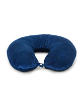 Load image into Gallery viewer, Blue U-Shaped NeckPillow with Been Balls Filled
