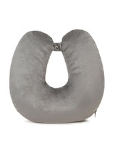 Load image into Gallery viewer, Grey U-Shaped NeckPillow with Been Balls Filled
