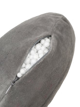 Load image into Gallery viewer, Grey U-Shaped NeckPillow with Been Balls Filled
