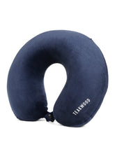 Load image into Gallery viewer, Teakwood Leather premium U-shaped neck pillow
