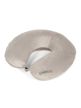 Load image into Gallery viewer, Teakwood Leather premium U-shaped neck pillow
