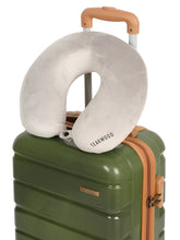 Load image into Gallery viewer, Teakwood Leather premium U-shaped neck pillow

