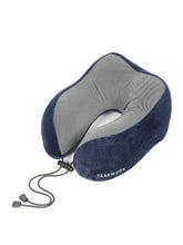 Load image into Gallery viewer, Teakwood Leather premium U-shaped neck pillow
