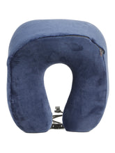 Load image into Gallery viewer, Teakwood Leather premium U-shaped neck pillow
