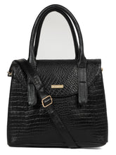 Load image into Gallery viewer, women&#39;s Croco Leather Structured Handbag
