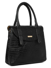 Load image into Gallery viewer, women&#39;s Croco Leather Structured Handbag
