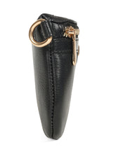 Load image into Gallery viewer, Women black leather sling bag
