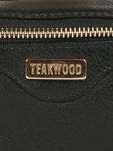 Load image into Gallery viewer, Women black leather sling bag
