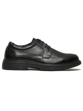 Load image into Gallery viewer, Men&#39;s Black Leather Lace-Up Formal Shoes
