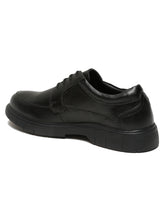 Load image into Gallery viewer, Men&#39;s Black Leather Lace-Up Formal Shoes
