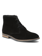 Load image into Gallery viewer, Men's Suede Leather Lace-Up Ankle Boots
