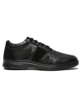 Load image into Gallery viewer, Men Black Leather Lace-Up Semi-Formal shoes
