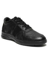 Load image into Gallery viewer, Men Black Leather Lace-Up Semi-Formal shoes
