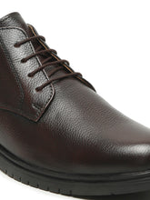 Load image into Gallery viewer, Men Brown Texture Leather Formal Shoes
