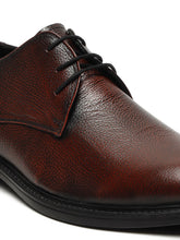 Load image into Gallery viewer, Men&#39;s Cherry Texture Leather Derbies Shoes
