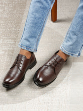 Load image into Gallery viewer, Men’s Tmoro Textured Leather Formal Derby Shoes
