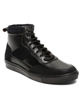 Load image into Gallery viewer, Men’s  Leather Stylish High-Top Sneakers
