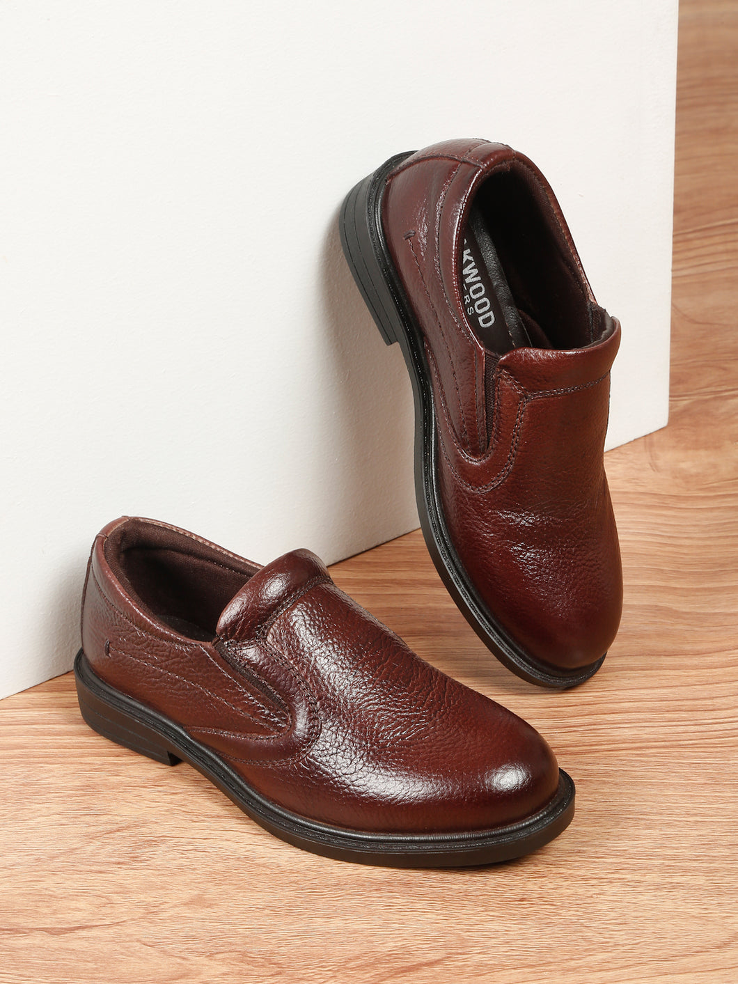 Kids’  Leather Slip-On Loafers