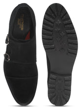 Load image into Gallery viewer, Men&#39;s Black suede Leather Moccasins shoes
