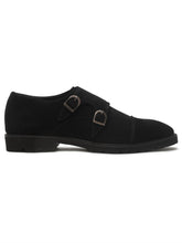 Load image into Gallery viewer, Men&#39;s Black suede Leather Moccasins shoes
