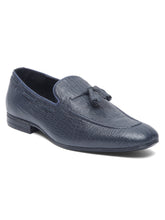 Load image into Gallery viewer, Teakwood Leather Men&#39;s Blue Casual Loafers
